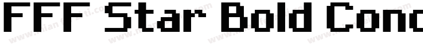 FFF Star Bold Condensed字体转换